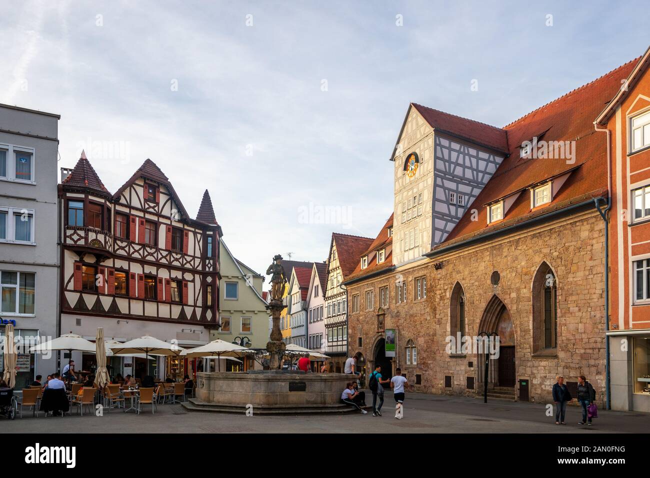 Historical city of Reutlingen, Germany Stock Photo Alamy