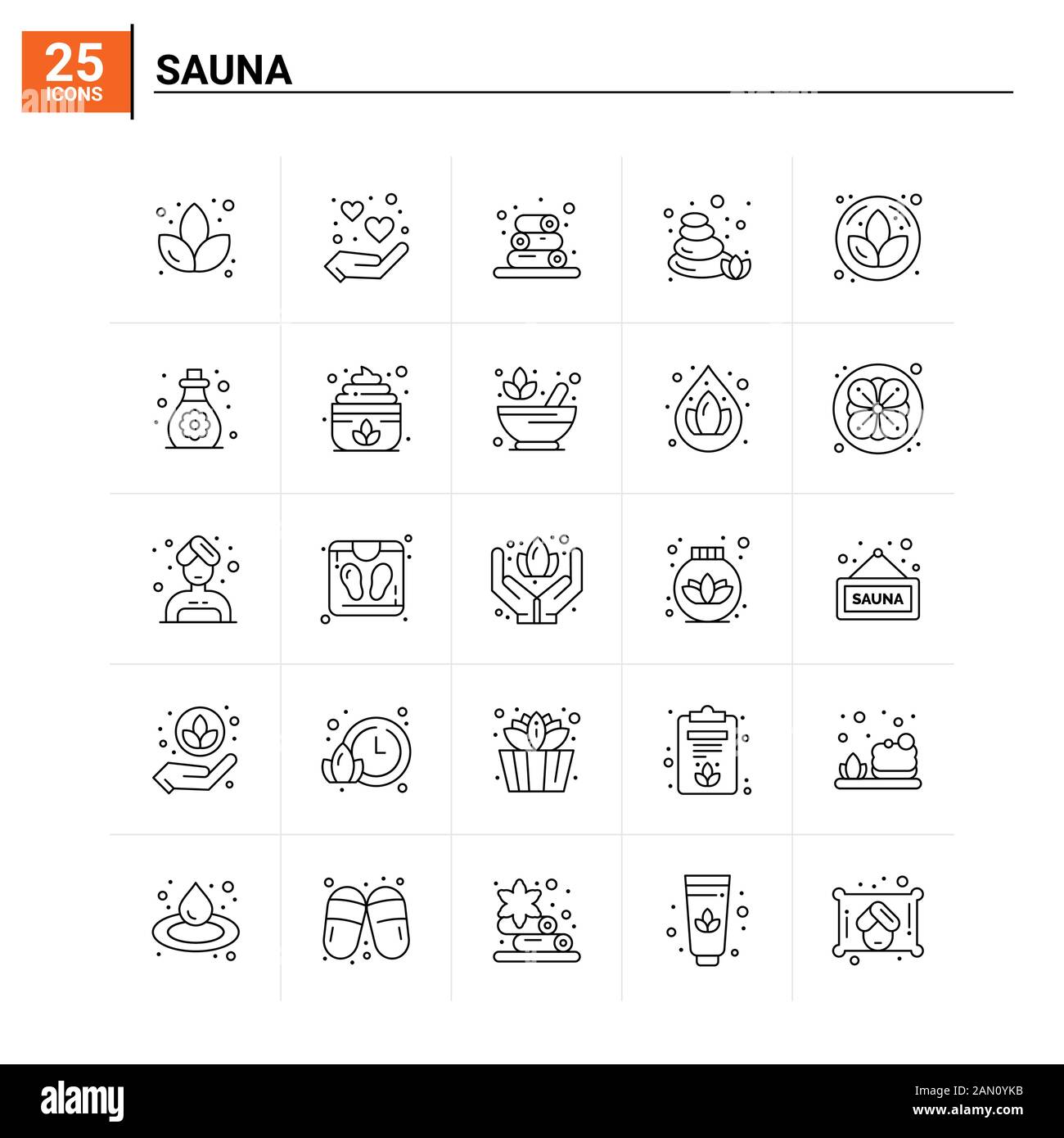 Sauna icon hi-res stock photography and images - Alamy