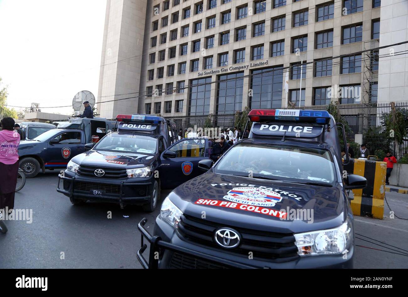Security Officials Are Standing High Alert To Avoid Untoward Incident During The Protest Demonstration Of Members