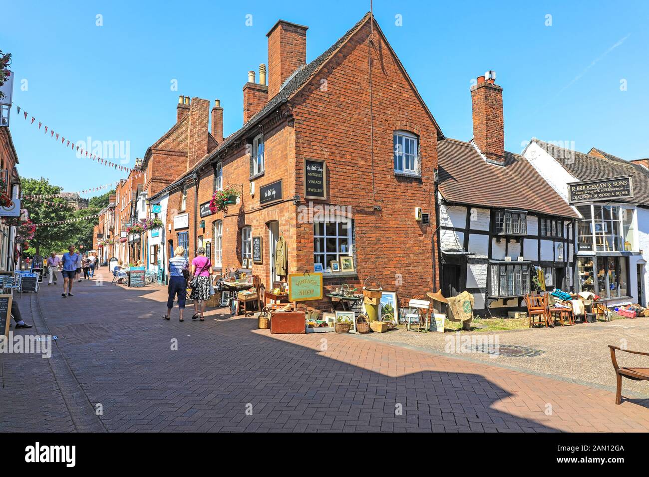 The Little Curio Shop, Dam Street, Lichfield, Staffordshire, England