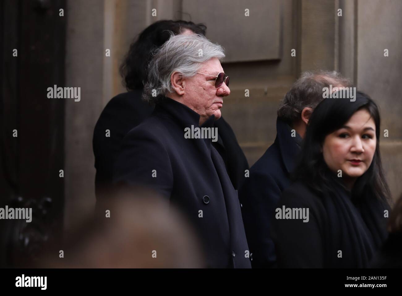 Claude Oliver Rudolph Trauerfeier Fur Jan Fedder St Michaelis Englische Planke Hamburg 14 01 2020 Stock Photo Alamy