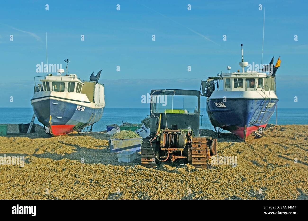 Dungeness, Fishing Boat Beach, Kent Stock Photo Alamy