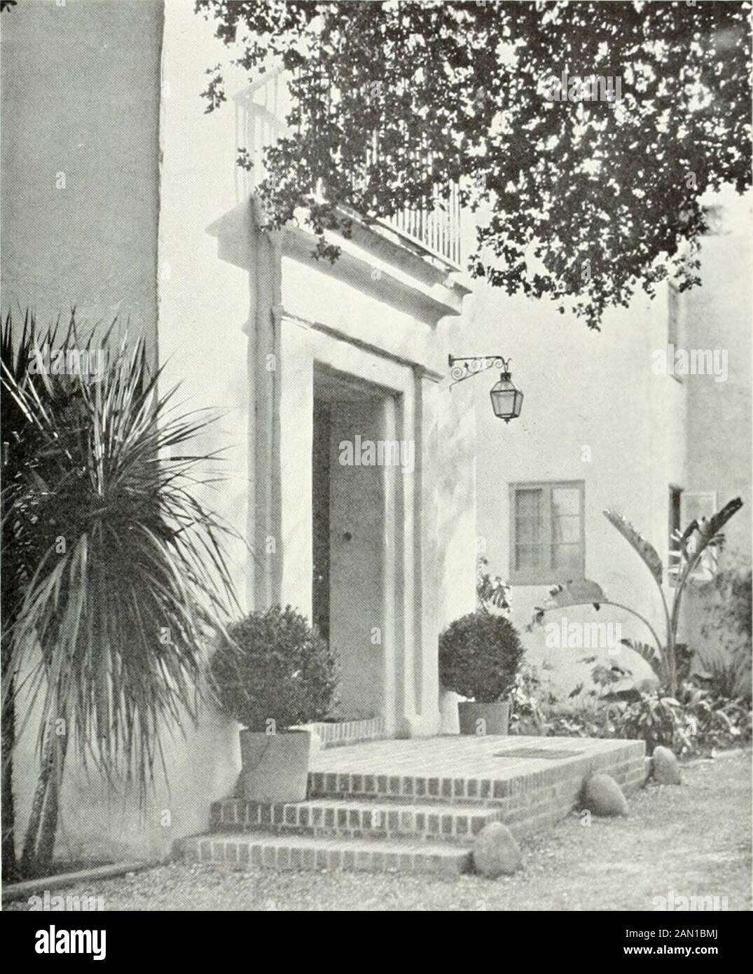 Architect and engineer . ENTRANCE. HOUSE OF MR. DE WITT PARSHALL