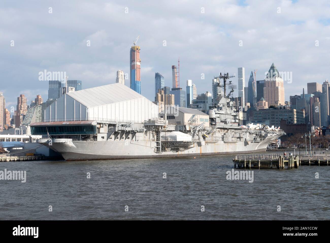 The Intrepid Sea, Air & Space Museum, New York City, United States of America 2018. Stock Photo