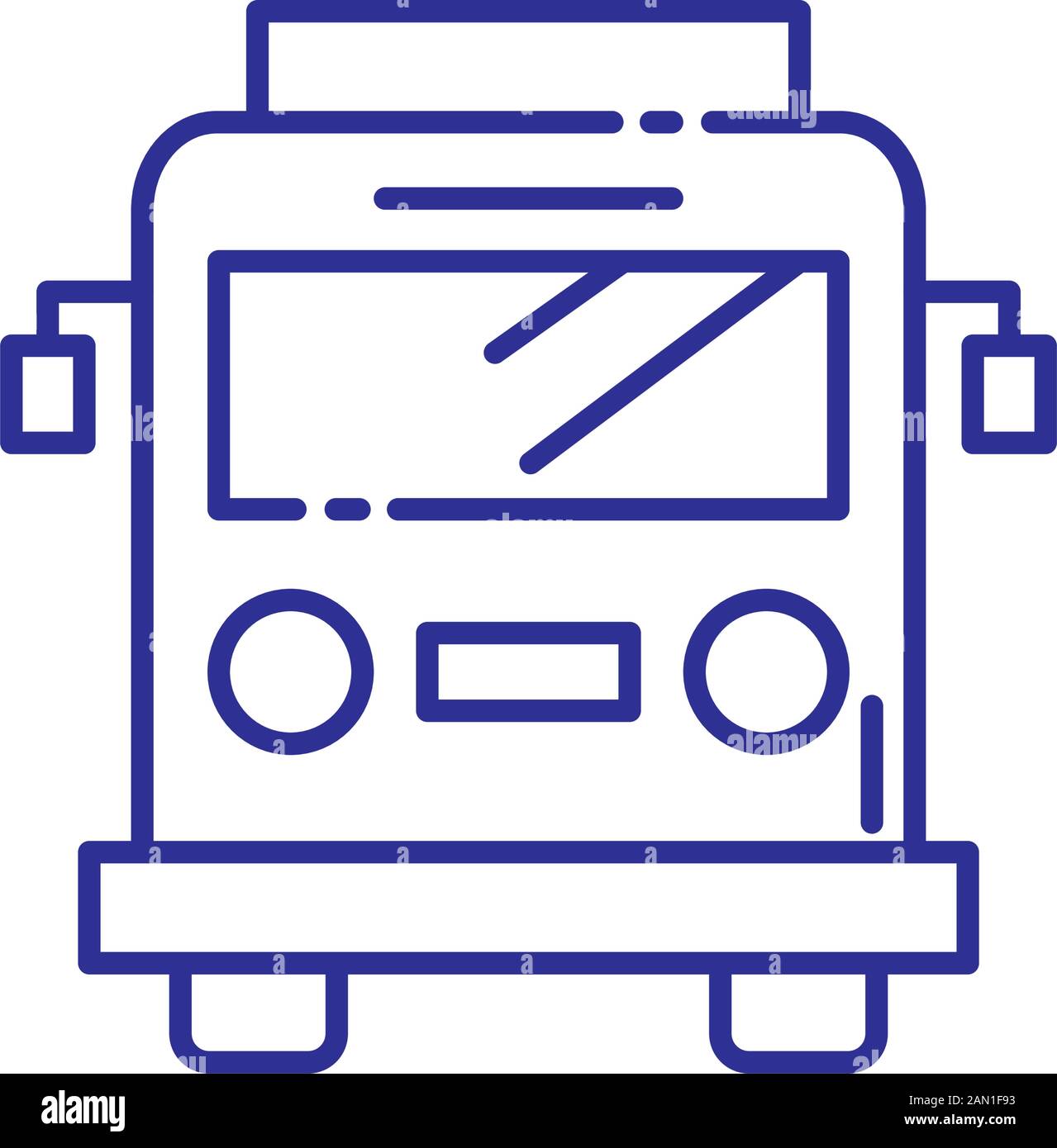 Isolated bus vehicle vector design Stock Vector Image & Art - Alamy