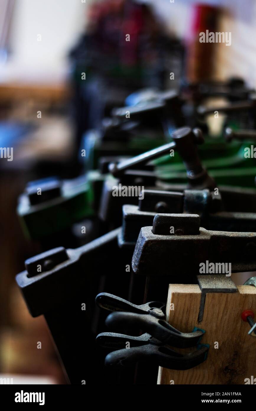 Machine in leather Stock Photo Alamy