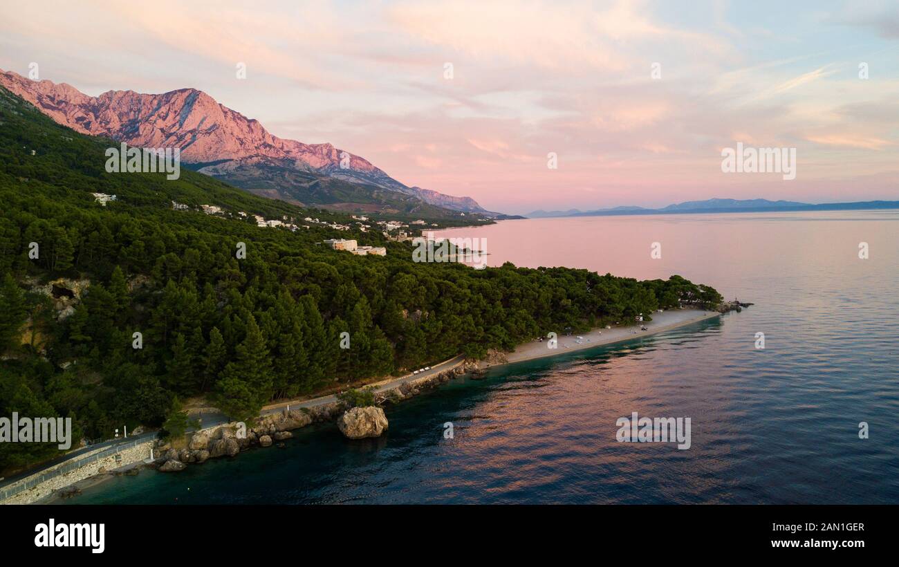 Aerial view lush mountain hi-res stock photography and images - Alamy