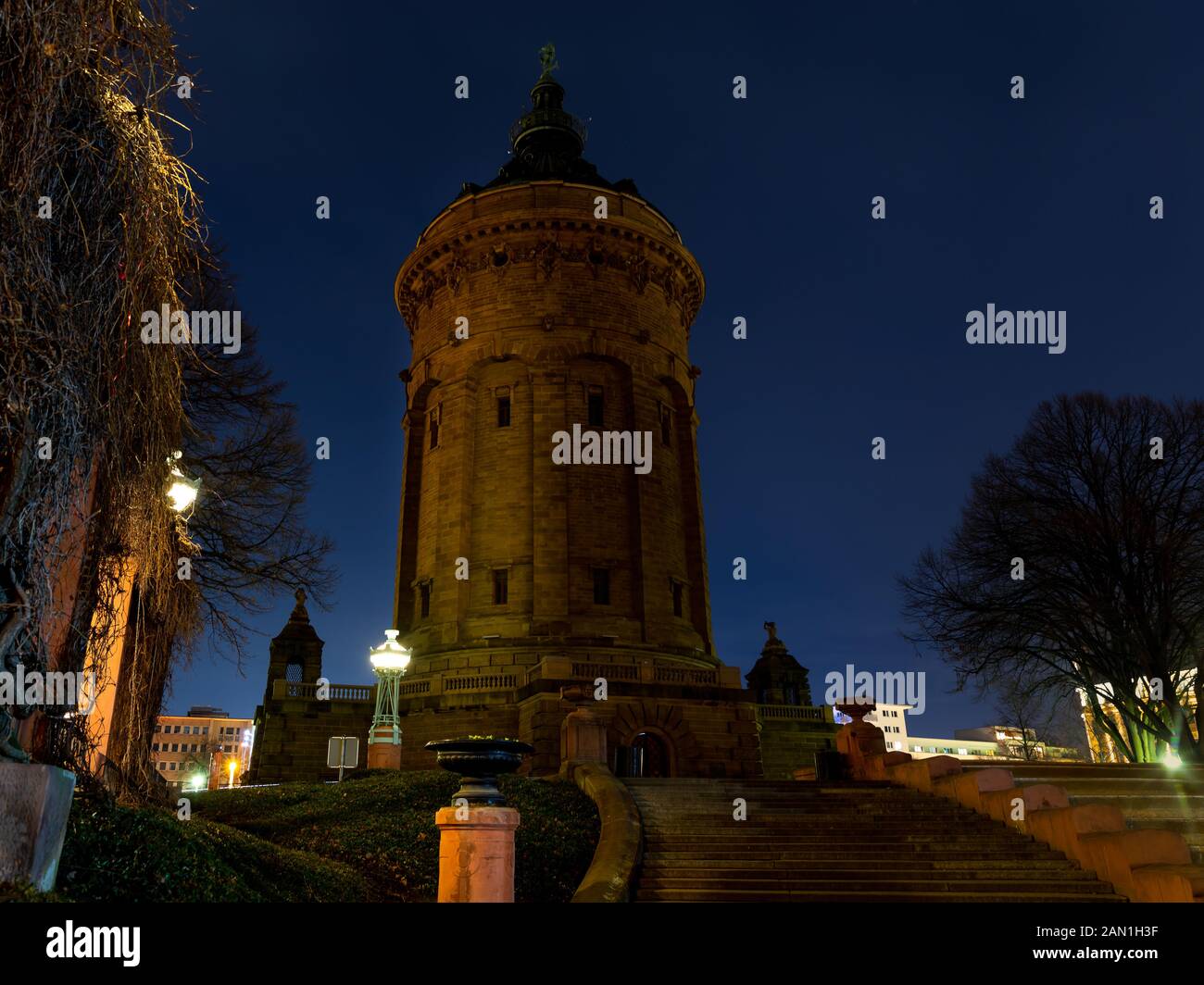 Mannheim germany night hires stock photography and images Alamy