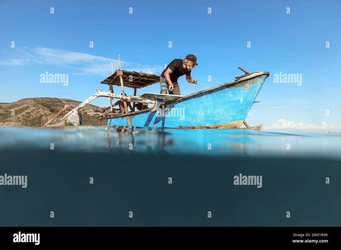 Surfer standing male hi-res stock photography and images - Alamy
