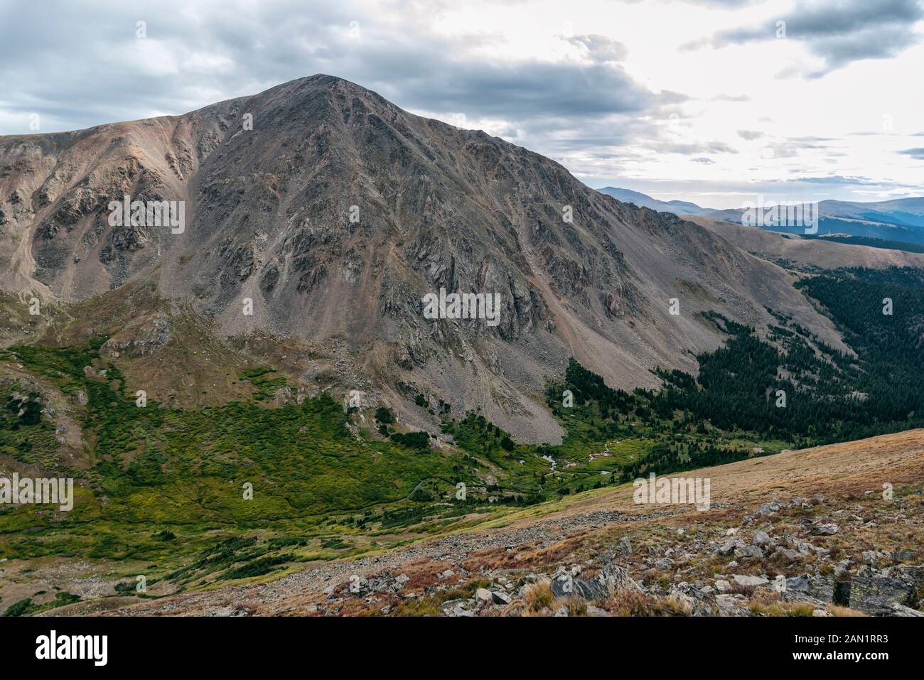 Square Top Mountain in Colorado Stock Photo