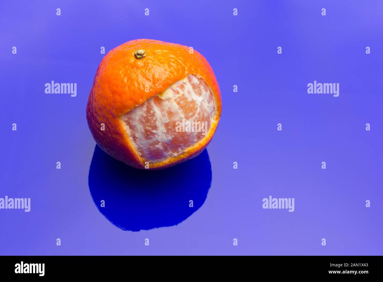 Tangerine is a very easy fruit to peel with your hands. The bark is ...