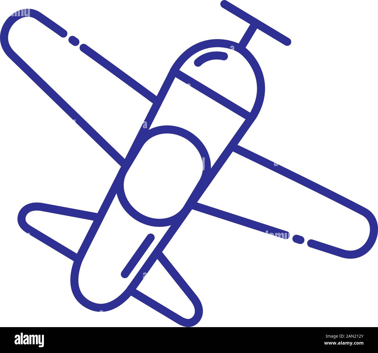 Isolated airplane icon vector design Stock Vector Image & Art - Alamy