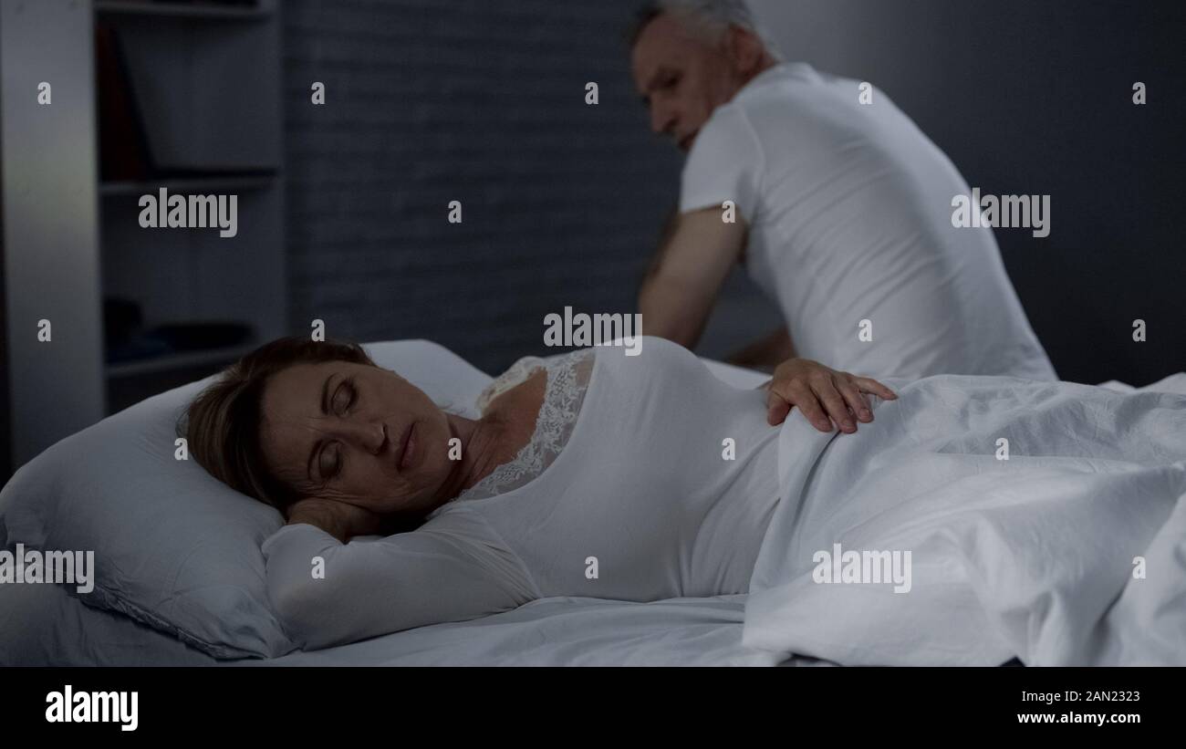 Pensioner sleeping night hires stock photography and images Alamy