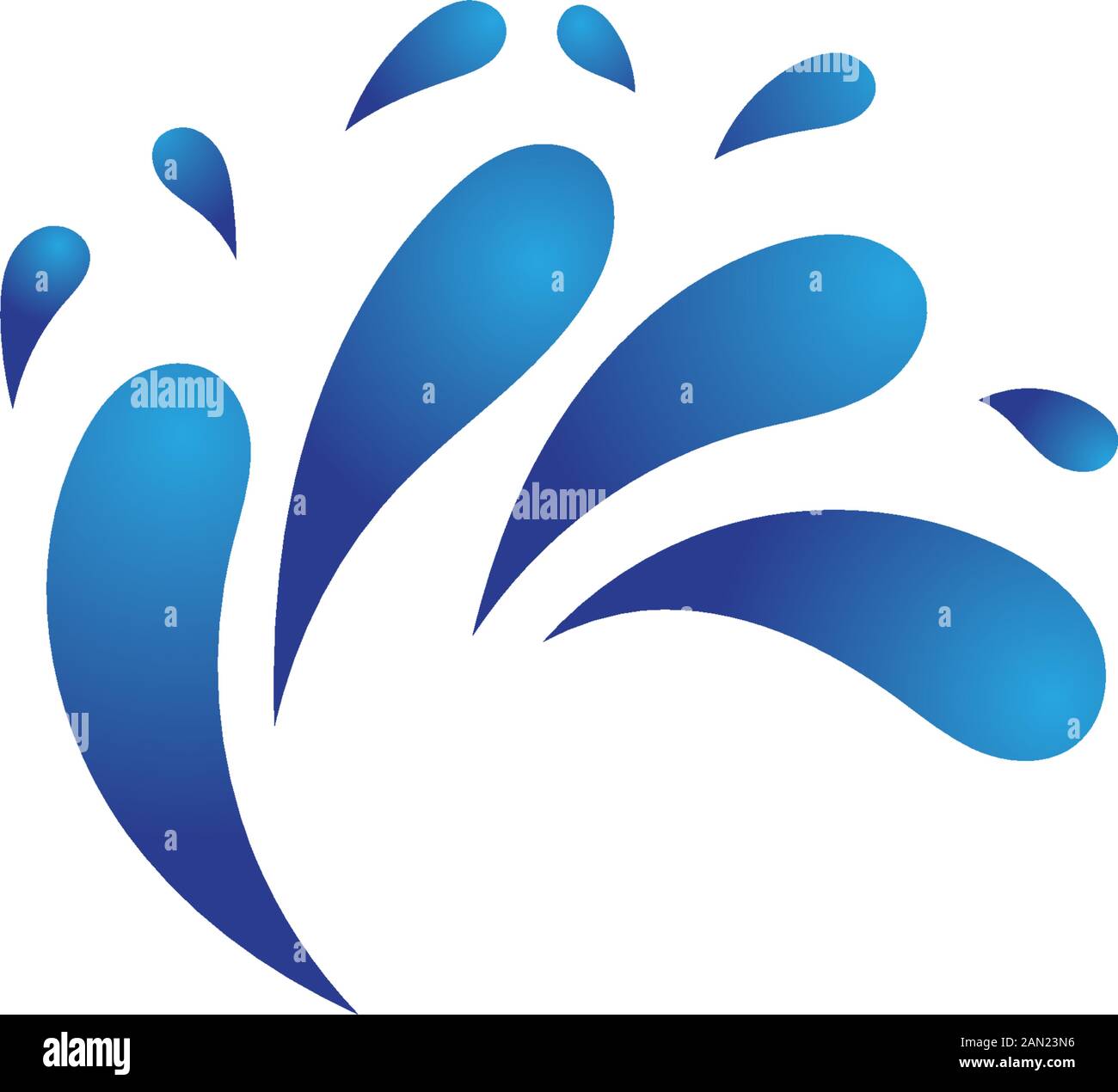 Splash Water icon vector illustration design logo Stock Vector Image ...