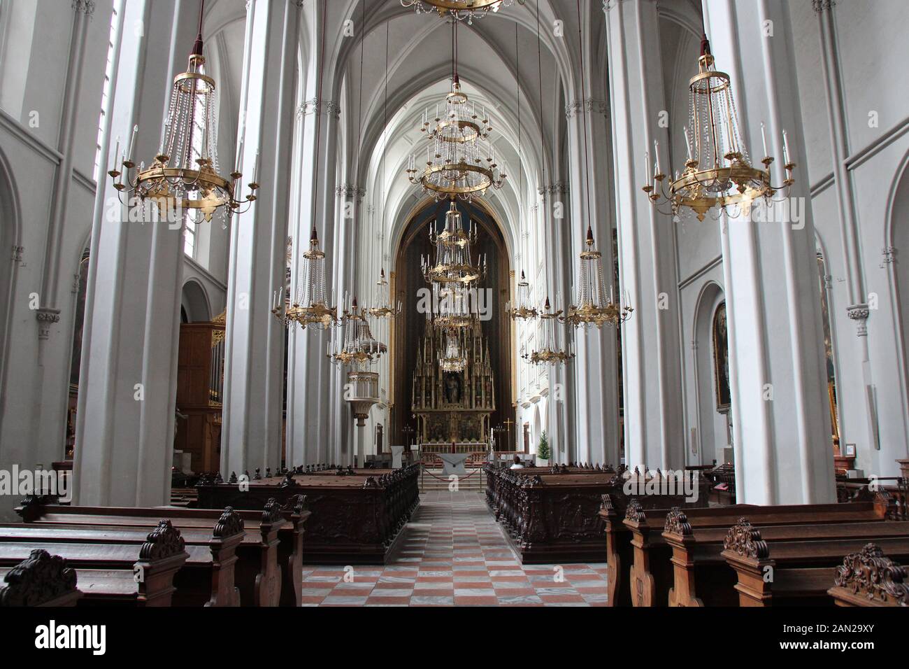 baroque church (augustinerkirche) in vienna (austria) Stock Photo