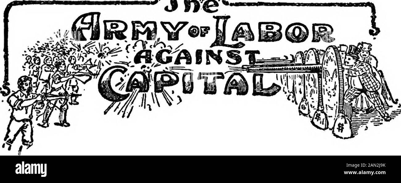Capital and labor . ition—1. System of Medals as a,Spur—2. Honor Will Take Place of Wealth—3. Educational MeritWill Be Rewarded With More Trustworthy Positions—i. ChristianImpulse the Spur of All Spurs , 299 CHAPTER XXIS.A GENERAL GLIMPSE.A Birds-eye View of the Whole Book 321 PAGE Fort Labor and Fort Capital 37 Capital and Labor Machine 28 The Poor Mans Comfort.., 61 The Juggernaut of Poverty. 63 Panic 75 The Gardener at Work 97 Graft 98 Level of Competition : 114 The Idol of Monopoly 117 The Monster of Monopoly 118 Labor Against Monopoly. i &gt; 144 The Coming Disaster—Ifational Ruin 159 Lev Stock Photo