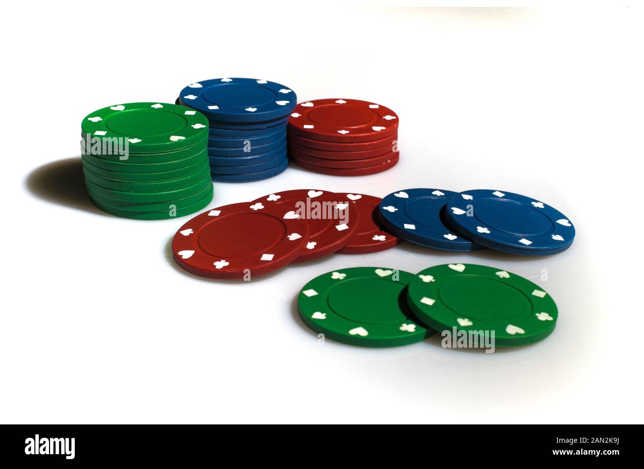 Fiches da poker Foto stock - Alamy