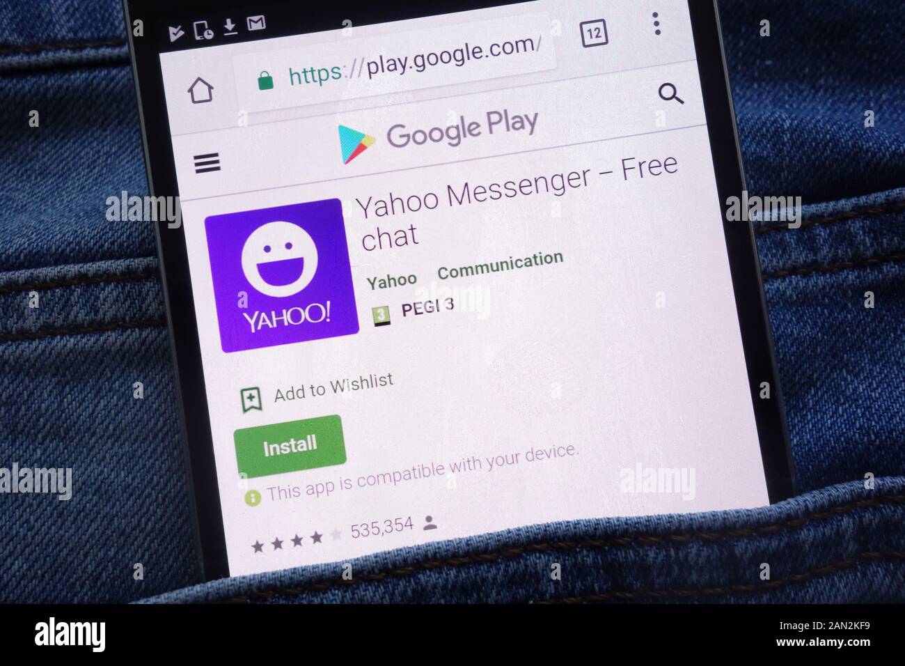 Yahoo symbol hi-res stock photography and images - Alamy