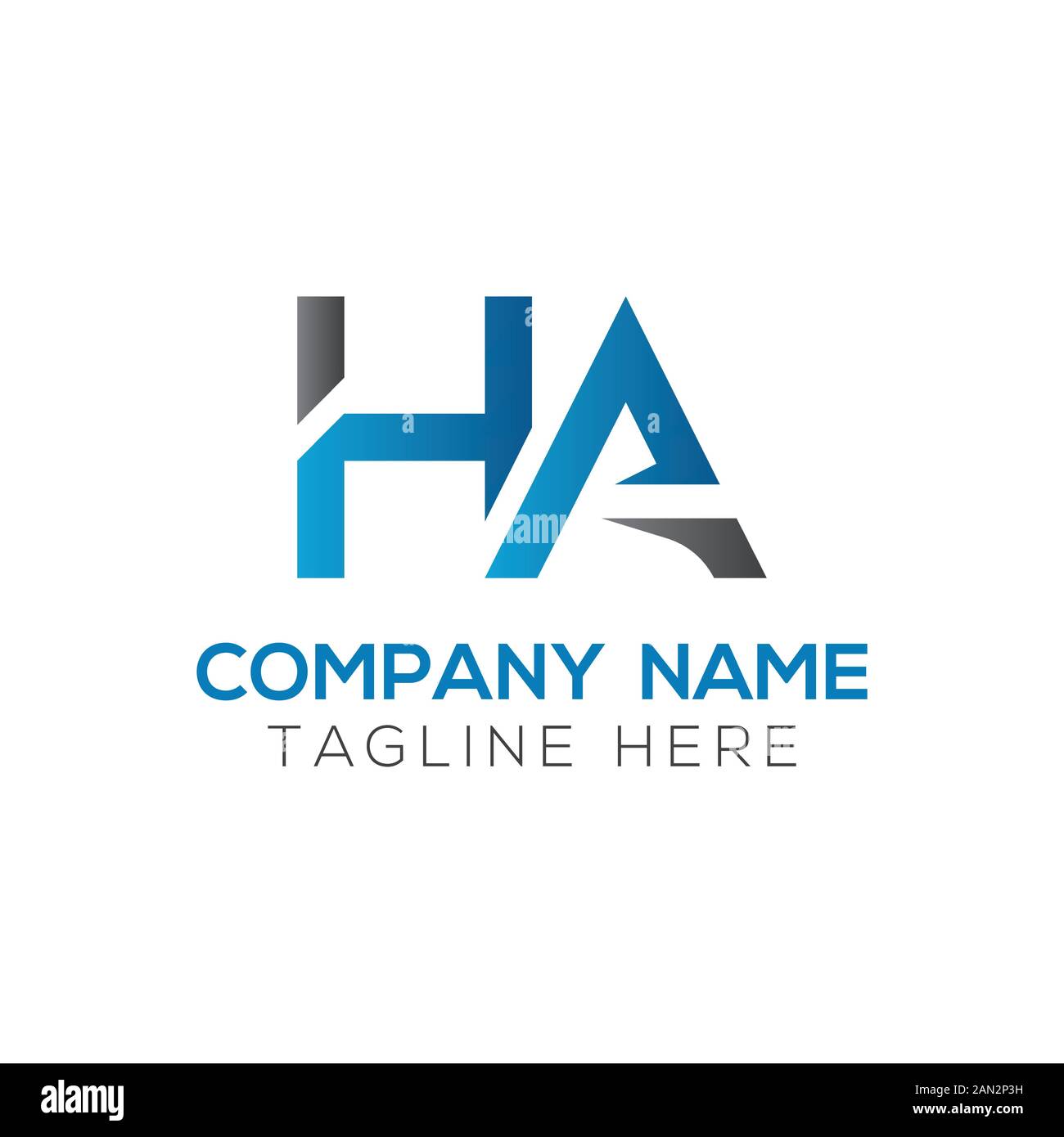 Ha Logo Stock Vector (Royalty Free) 568737799