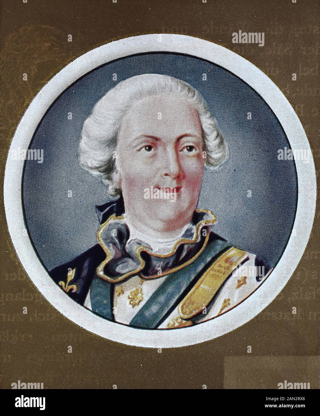 Louis xv 1710 1774 king of france from 1715 hires stock photography