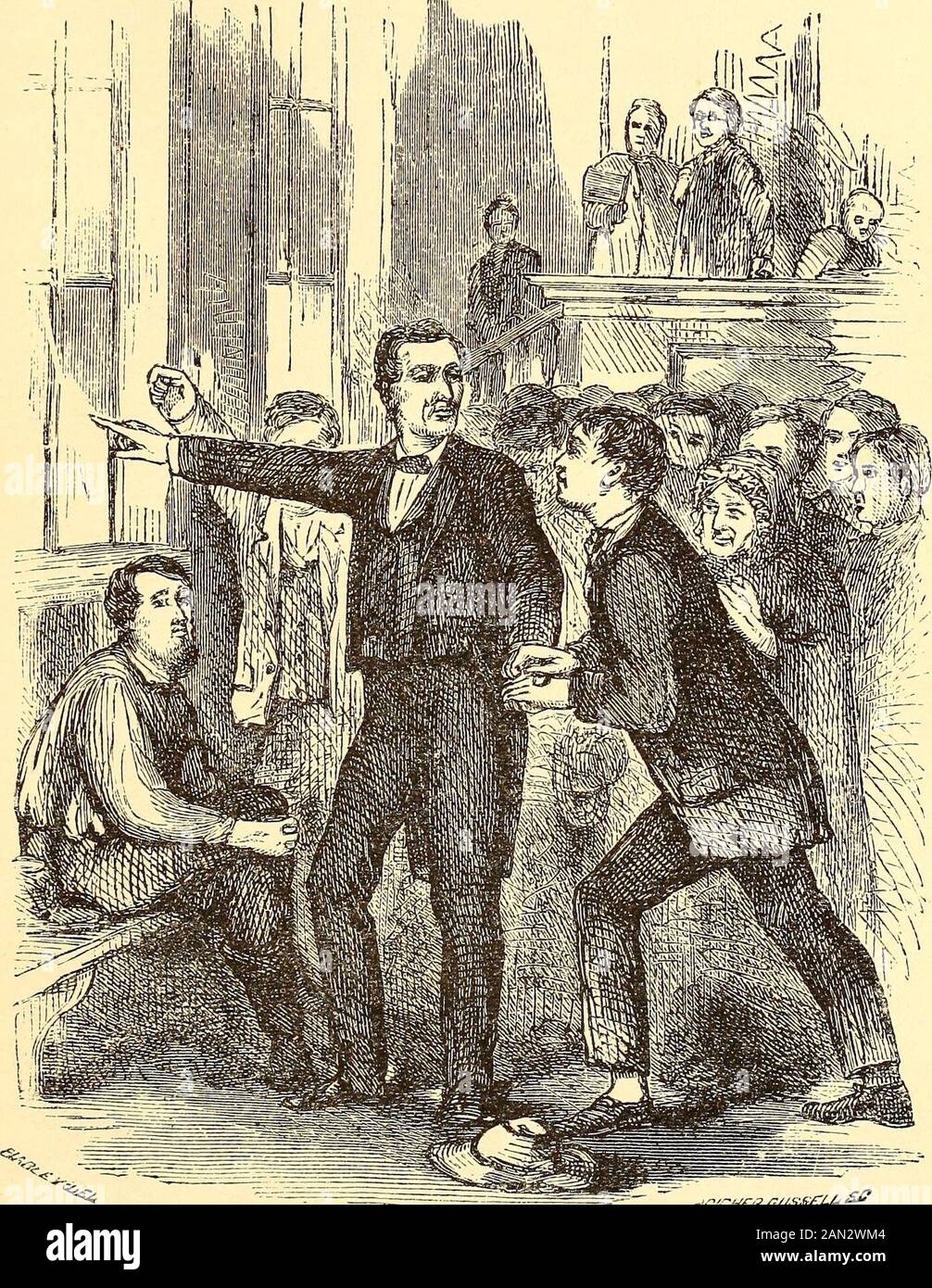 From pioneer home to the White House : life of Abraham Lincoln: boyhood, youth, manhood, assassination, death . mony, andcalled attention particularly to the discrepancies in thestatements of the principal witness. What had seemedto the multitude as plain, truthful statements he showedto be wholly inconsistent with other parts of thetestimony, indicating a plot against an innocent man.Then, raising his clear, full voice to a higher key, andlifting his long, wiry right arm above his head, as ifabout to annihilate his clients accuser, he exclaimed : And he testifies that the moon was shining bri Stock Photo