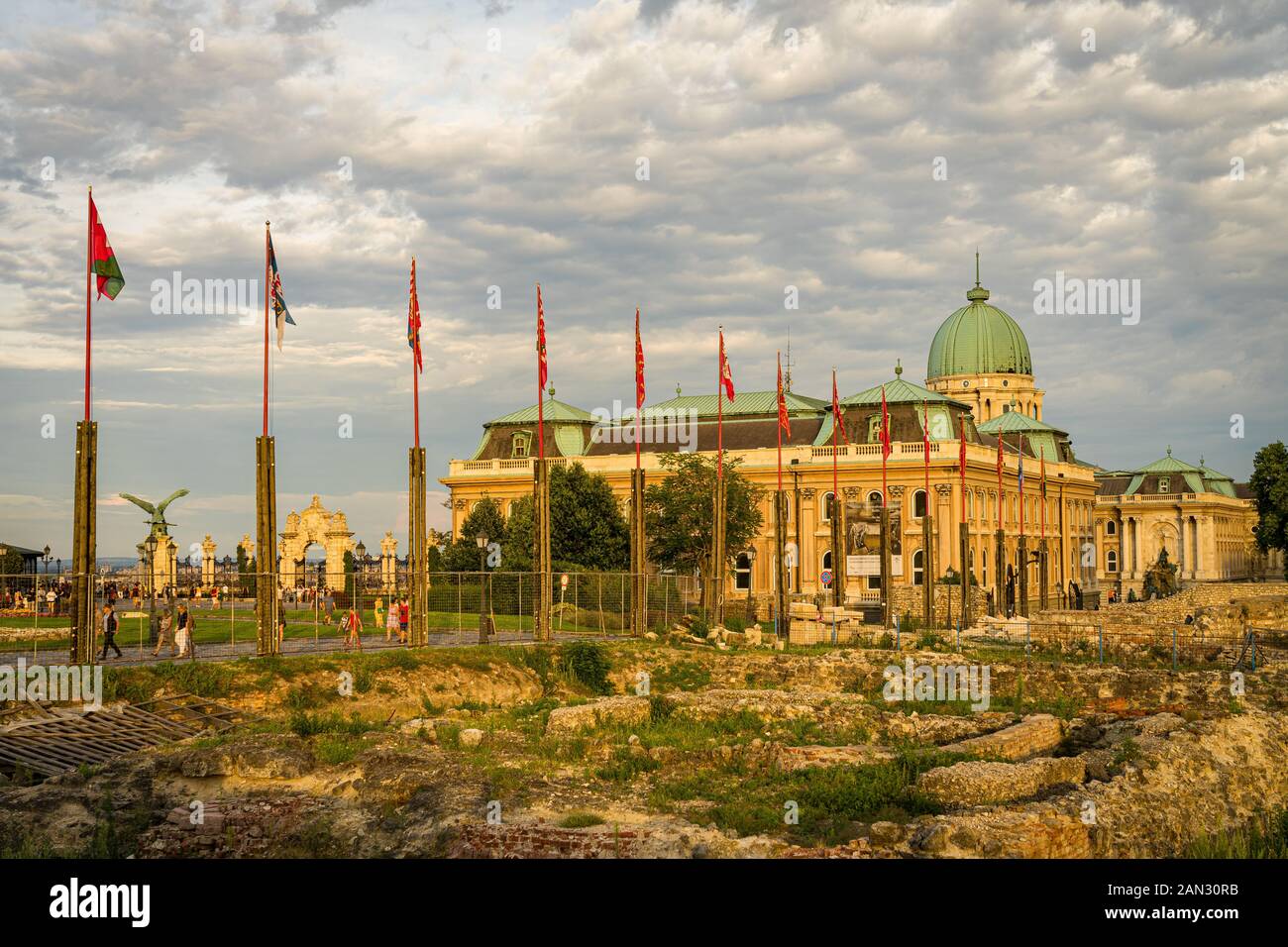Buda Castle Royal Palace in Budapest, Hungary Stock Photo - Alamy