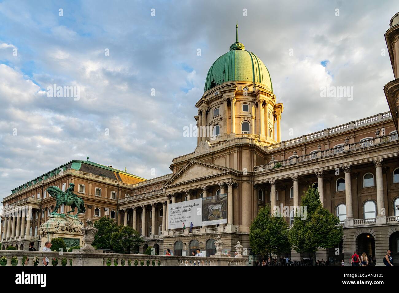 Buda Castle Royal Palace in Budapest, Hungary Stock Photo - Alamy
