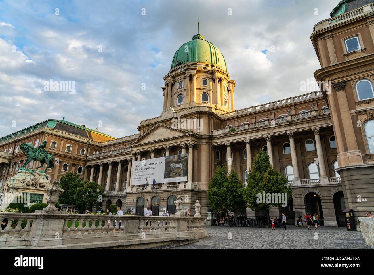 Buda Castle Royal Palace in Budapest, Hungary Stock Photo - Alamy