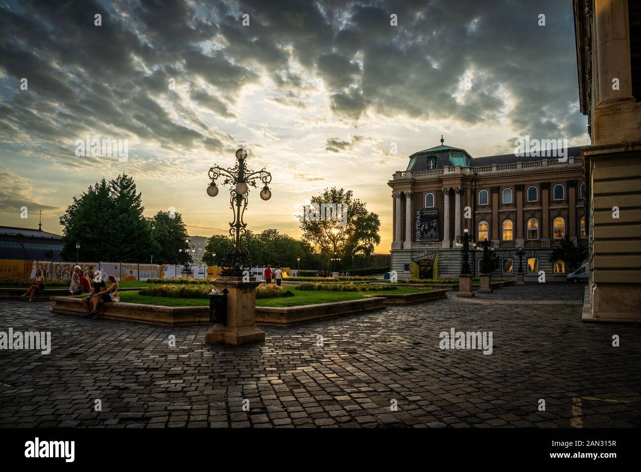 Buda Castle Royal Palace in Budapest, Hungary Stock Photo - Alamy