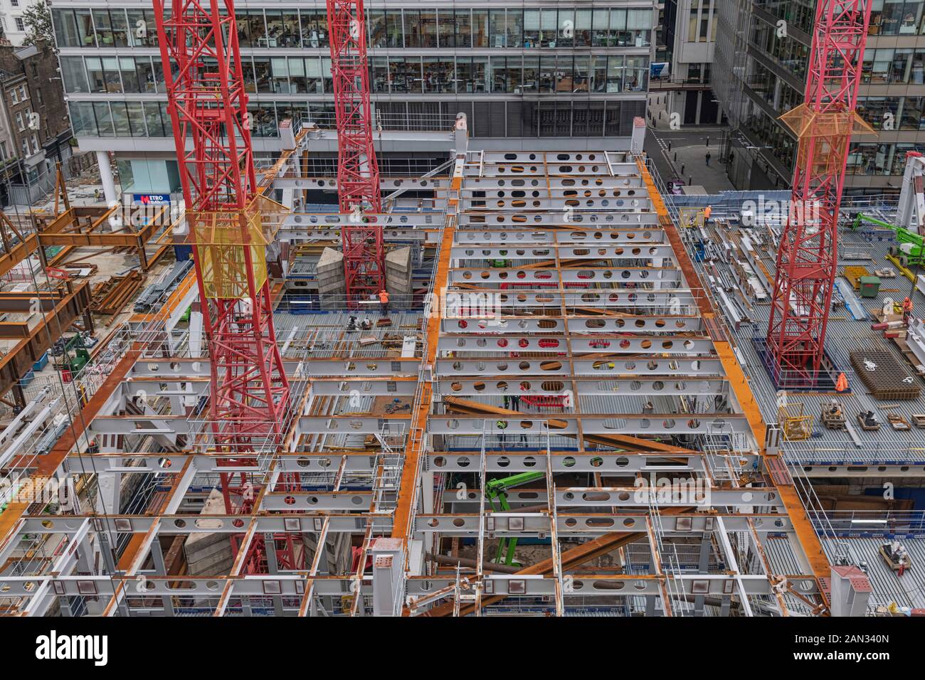 Construction beams and columns hires stock photography and images Alamy
