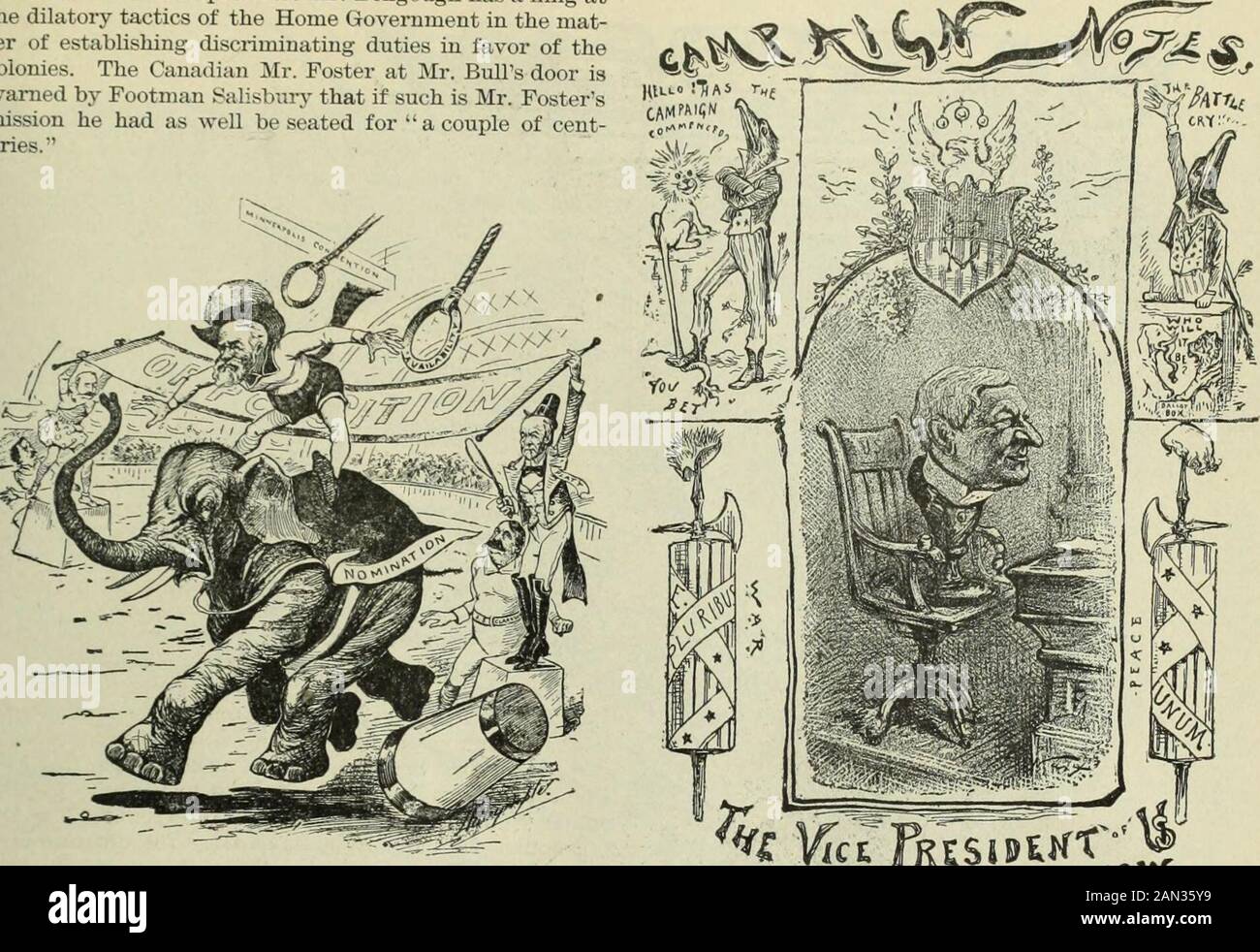 Review of reviews and world's work . ancisco Wasp represents California as a beautifulmaiden, The Modern Andromeda, chained to the darkrock of New England Bigotry, while a gruesome dragon,with the face of the Mongolian, comes up out of Chinacrosst the sea to devour the despairing female. Kepp-lers cartoon on the Democratic political situation givesus the band of possible presidential candidates, bow-ing with ultra politeness to Mr. Oeveland before thesteps of the convention building, with the considerateremark Aprfes vous. Monsieur Cleveland! Mr. Kepp-lers inimitable touch in posing his figure Stock Photo