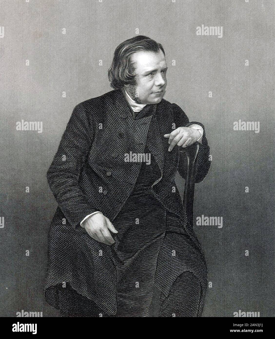 SAMUEL WILBERFORCE (1805-1873) English bishop who opposed Darwin Stock ...