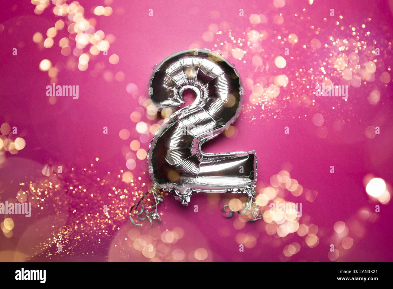 number 2 helium balloon
