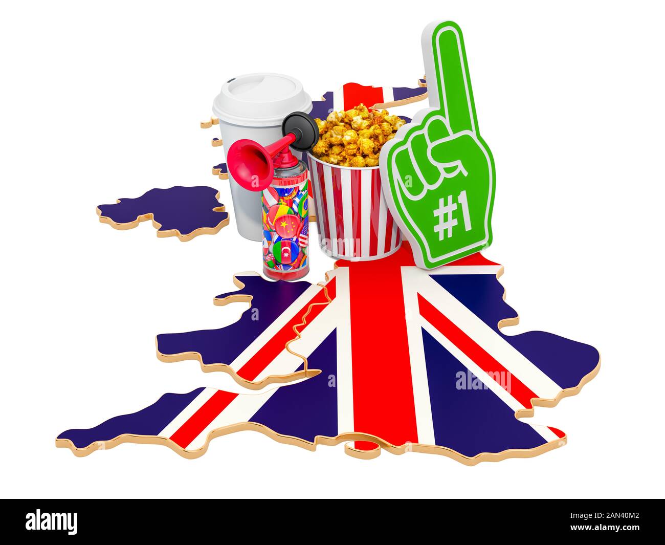 England fan Cut Out Stock Images & Pictures Alamy