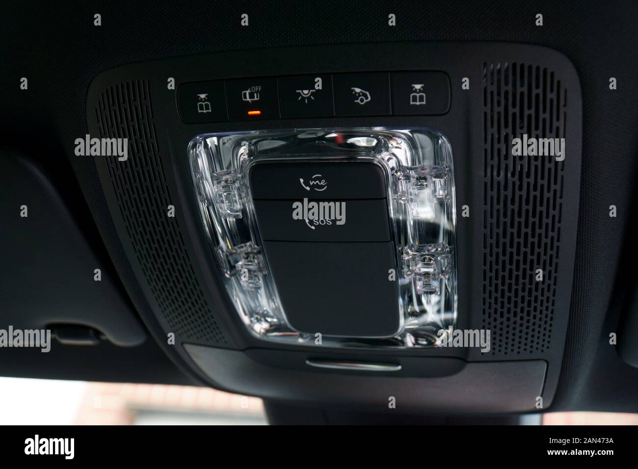 mercedes sos button cover