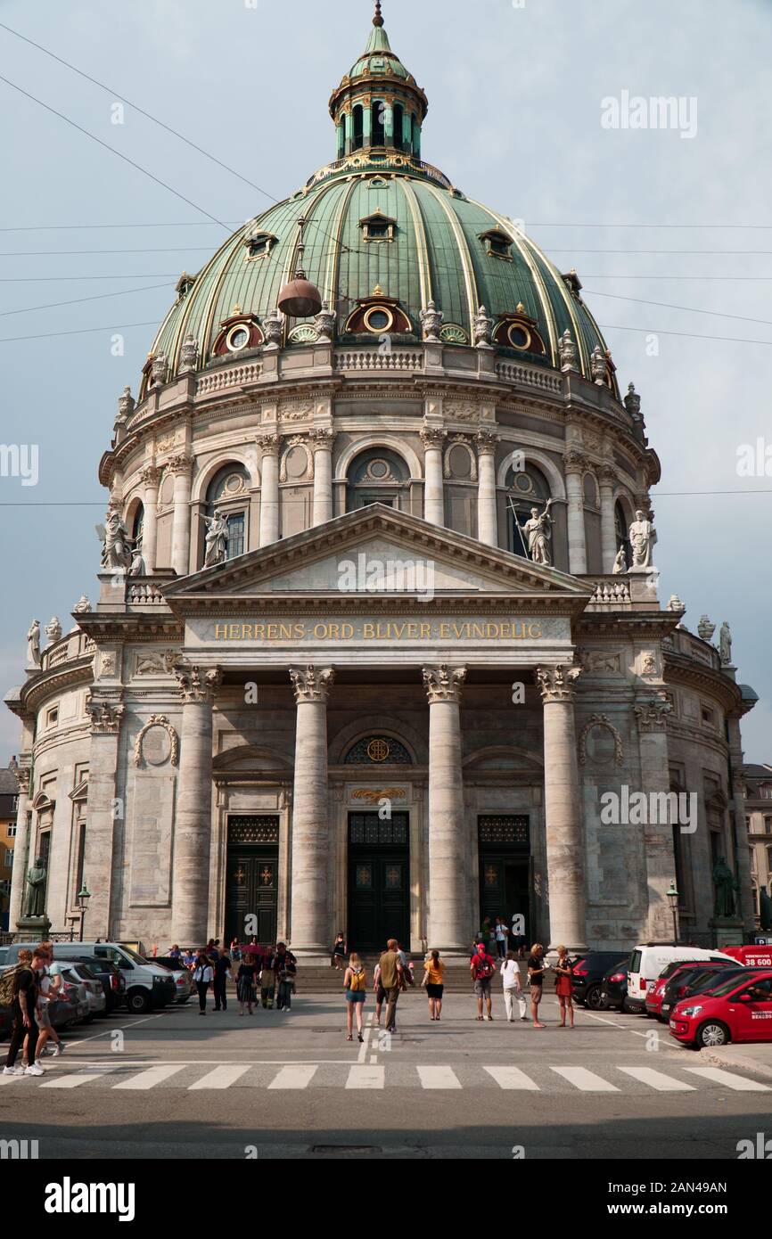 Frederik's Church (Frederiks Kirke) in Copenhagen, Denmark Stock Photo