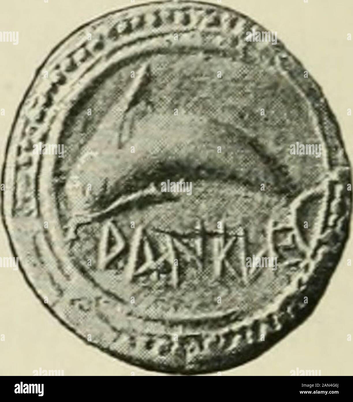 Sicily : Phoenician, Greek, And Roman . ZANKLE. SIXTH CENTURY. Stock Photo