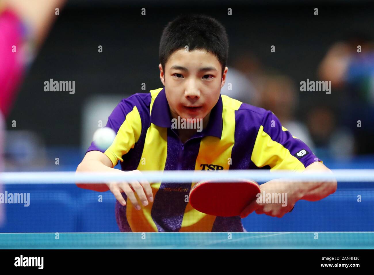 Osaka, Japan. 15th Jan, 2020. Keishi Hagihara Table Tennis All Japan