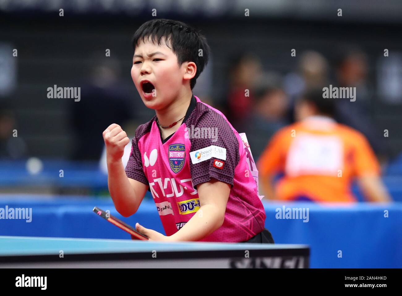 Osaka, Japan. 15th Jan, 2020. Sora Matsushima Table Tennis : All Japan Table  Tennis Championships 2020 Men's