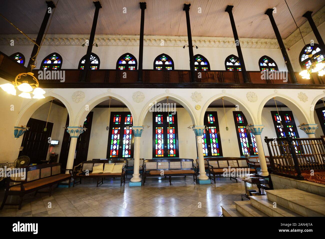 The Ohel David Synagogue in Pune, India. Stock Photo