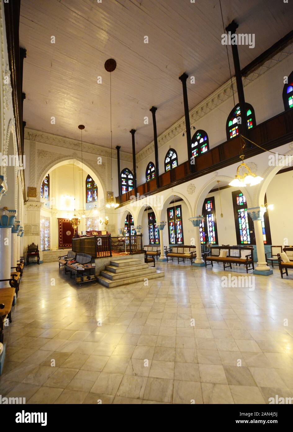 The Ohel David Synagogue in Pune, India. Stock Photo