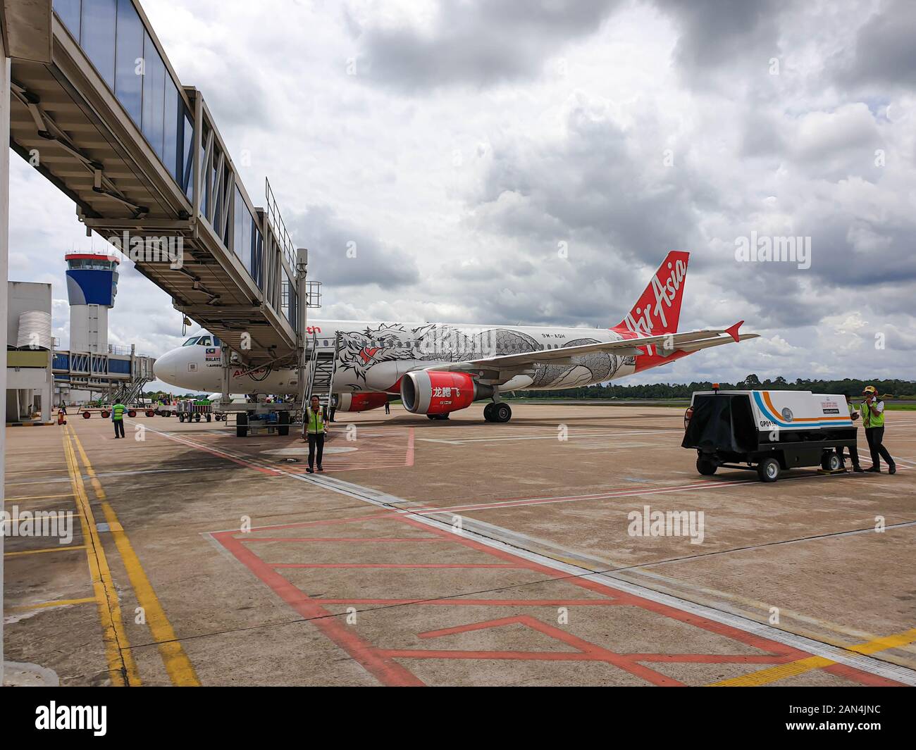 AirAsia Airbus A320216 9MAQH (100th Awesome Plane Livery) at Supadio