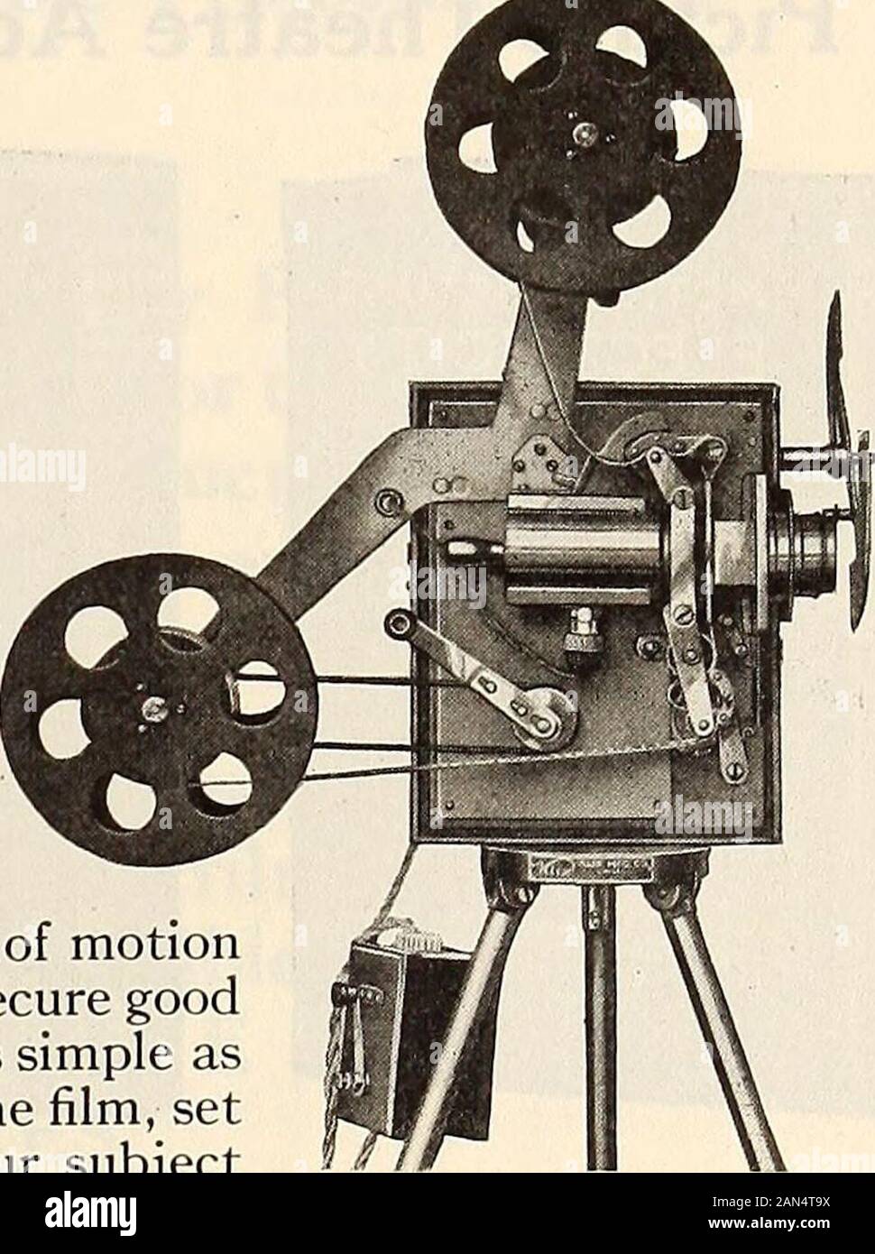 Moving Picture Age (1920) . The Klix as a Motion Picture Camera The  Combined Motion Picture Camera and Projector Motion Pictures for AD WITH a  Klix, no previous knowledge of motionpicture photography