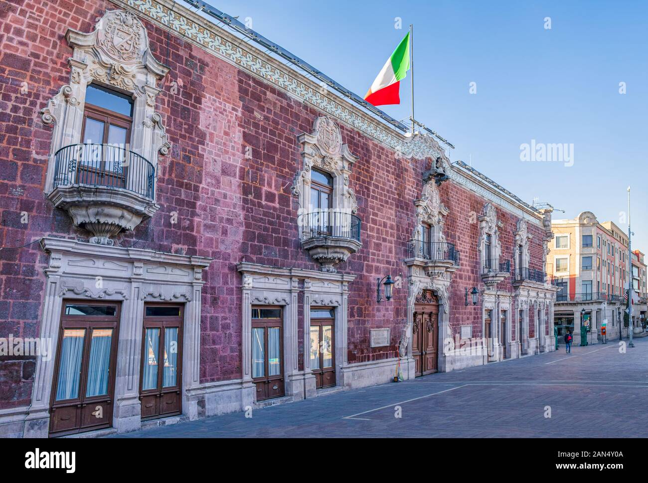 The Government Palace of the State of Aguascalientes, in Aguascalientes City, Mexico Stock Photo