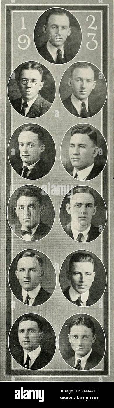 Jambalaya [yearbook] 1922 . ulla, Tex. Phi Beta Pi. There is a reason for everything. Motto: Do the profs before they do you. Leonard D. Gremillion, A.B. . Alexandria, La. Kappa Psi. A man who knows whereof he speaks. Motto: Be sure you are right, then go ahead. Robert T. Hambrjck, A.B. . Roxboro, N. C. Sigma Phi Epsilon; Theta Nu Epsilon; Phi Chi.Lengthy on the job.Motto: Do it now. Marion D. Hargrove Naichitochei, La. Sigma Nu; Phi Chi; Owls; Class President. 20-21;Honor Committee. If persistence counts, he will win her heart. Motto: Great oaks from little acorns grow. John A. Hart Sour Lake Stock Photo