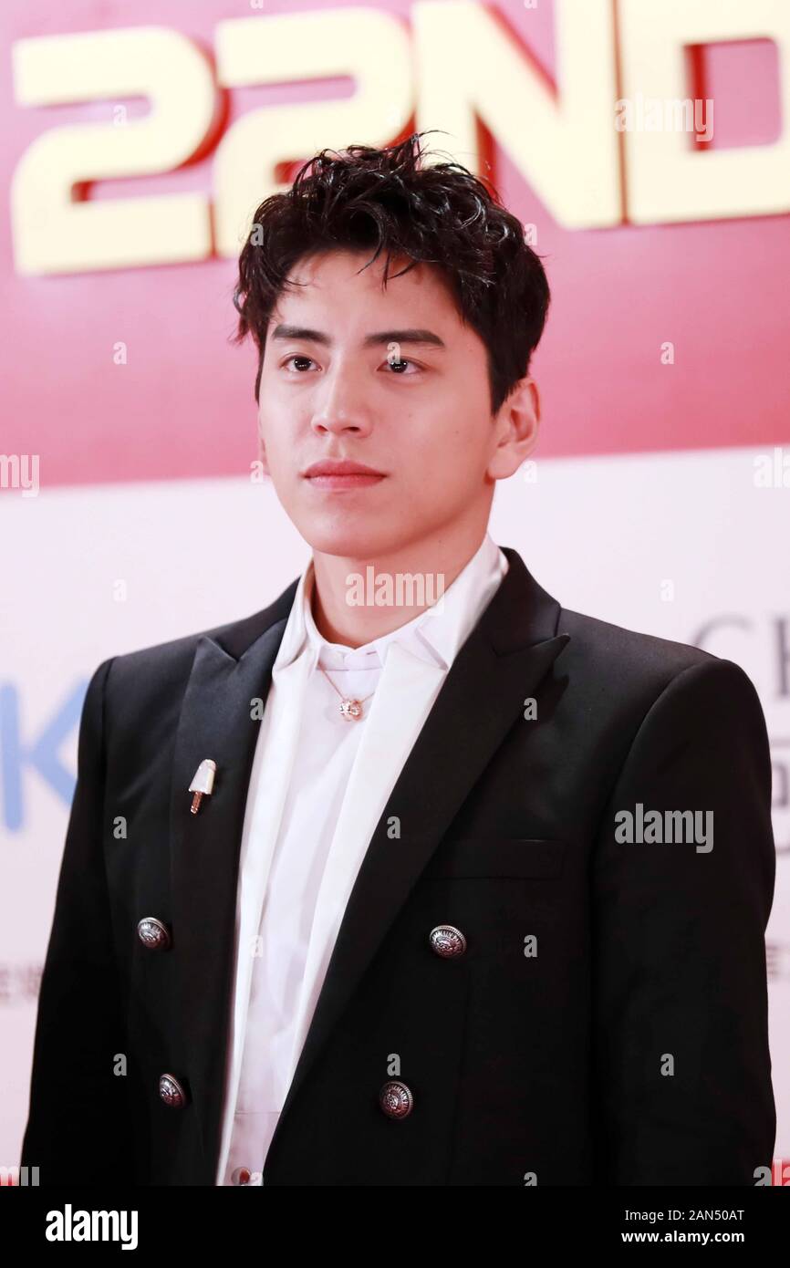 --FILE--Chinese actor Darren Wang, also known as Wang Talu, shows up at ...