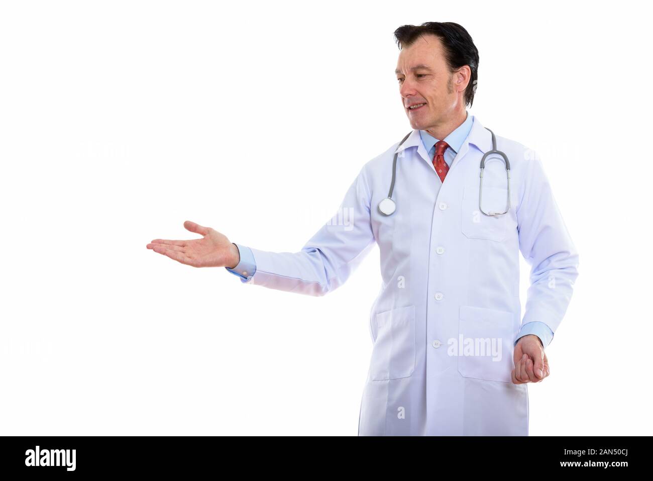 Happy mature man blank hi-res stock photography and images - Alamy