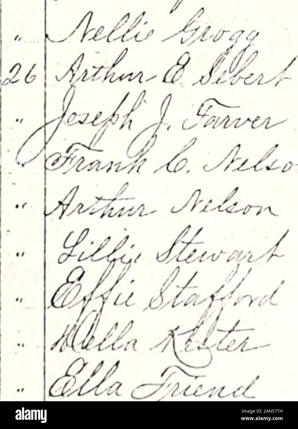 Record of township graduates, DeKalb County, Indiana, 18851915 . /r/r