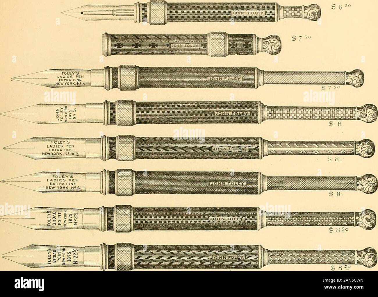 History of the invention and illustrated process of making Foley's diamond  pointed gold pens . GOLD MOUNTED RUBBER TELESCOPE PEN AND PENCIL CASES. 29  GOLD MOUNTED RUBBER GOODS.. GOLD MOUNTED RUBBER MAGIC