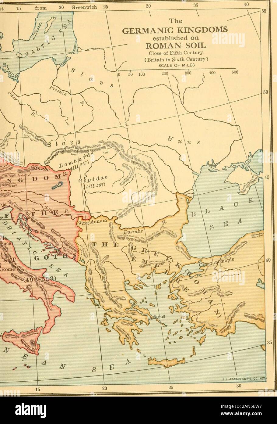 The Ancient World From The Earliest Times To 800 Ad After 607 The Kingdom Of The West Goths In Gi Thegermanic Kingdoms Established On Roman Soil Close Of Fifth Century Britain